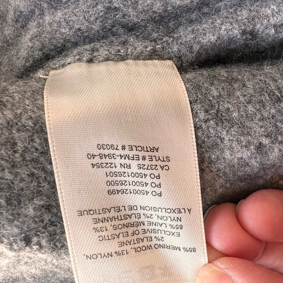 Wilfred Gray V-Neck Button Front Cardigan - Picture 5 of 5